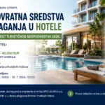 Do 40.000 EUR bespovratnih sredstava za ulaganja u hotele