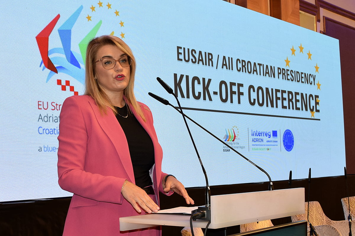 Hrvatska predstavila program jednogodišnjeg predsjedanja EUSAIR-om i AII na inauguracijskoj konferenciji u Zagrebu 1 Kick Off konferencija 02