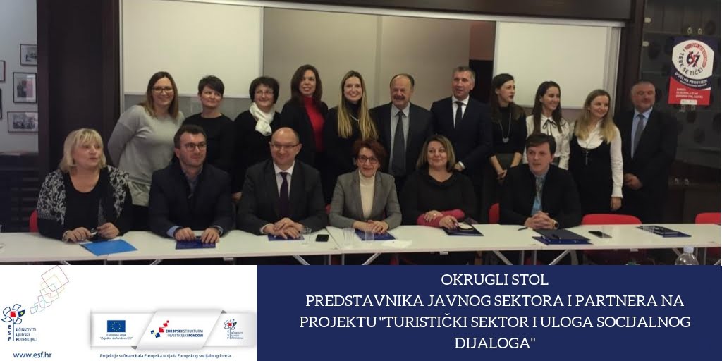 Održan okrugli stol s predstavnicima javnog sektora i partnera na projektu ''Turistički sektor i uloga socijalnog dijaloga'' 7 de2df791682f079f8397226a3ff38bc7 e51
