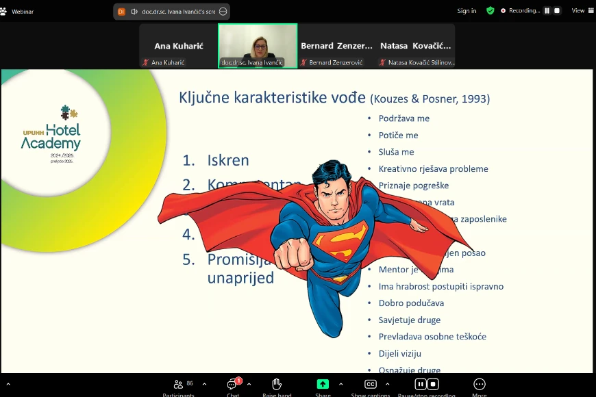 Održan webinar modul 11: Izazovi vođenja multikulturalnih timova u hotelskom domaćinstvu 5 modul 11