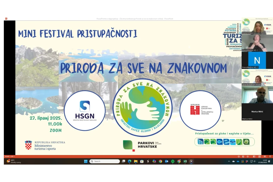 Projekt "Priroda za sve na znakovnom" 1 objava 01.07.,1